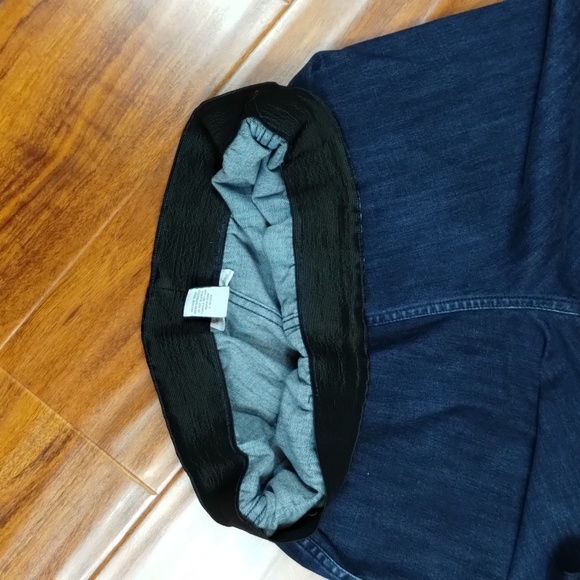 Soft Surroundings Cotton High Waisted Pull On Denim Jeans Inseam 27" - Picture 7 of 9